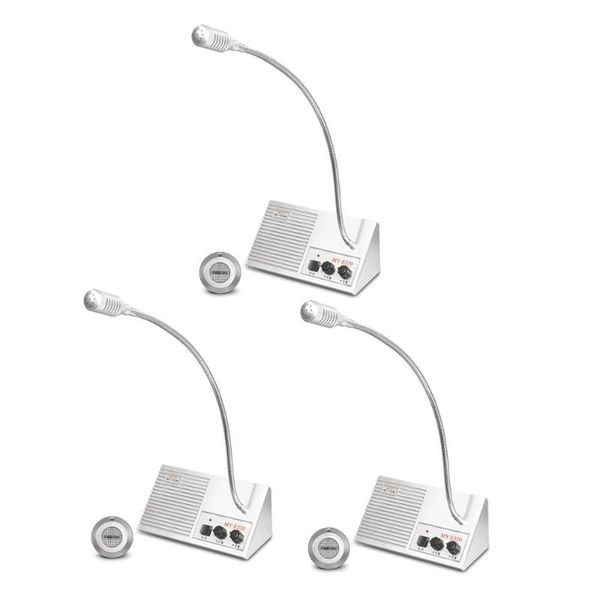 

meeyi/my-e320 window speaker intercom, bank business intercom system, rechargeable intercom(3 sets) walkie talkie