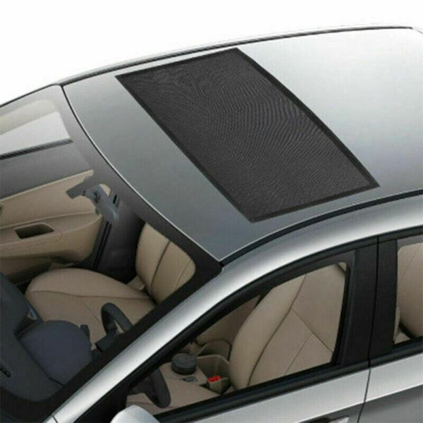 

car sunshade coated cloth + magnetic silver material sunroof, foldable sun visor roof heat insulation uv protection