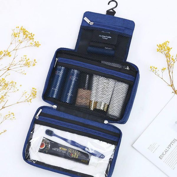 

toiletry bags travel storage bag waterproof makeup folding large capacity washing dry wet separation cosmetics pouch cosmetic & cases