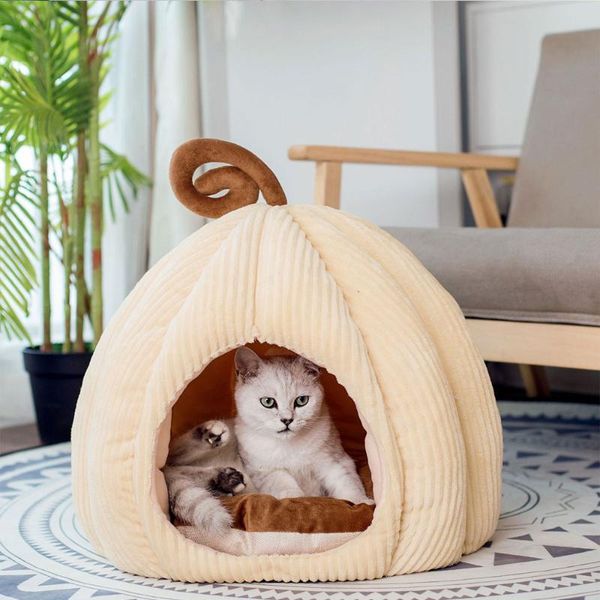 

cat beds & furniture foldable and removable bed self warming for indoor dog house with mattress puppy cage lounger small medium