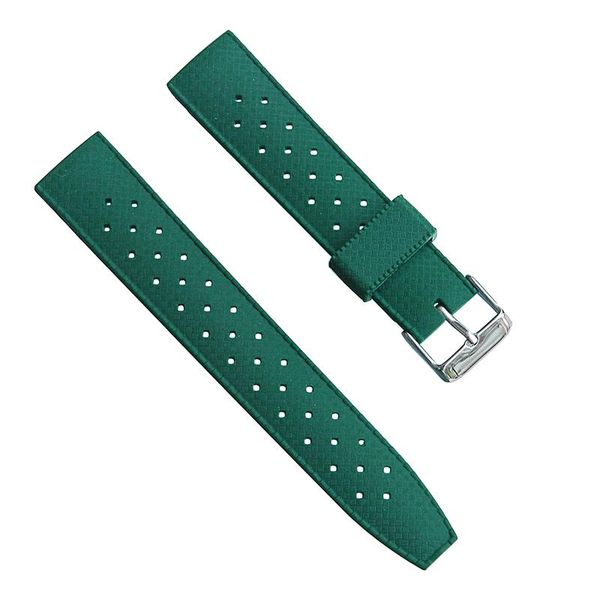 

watch bands 20mm 22mm silicone watchband strap sport diving rubber men women wrist band bracelet accessories for srp777j1, Black;brown