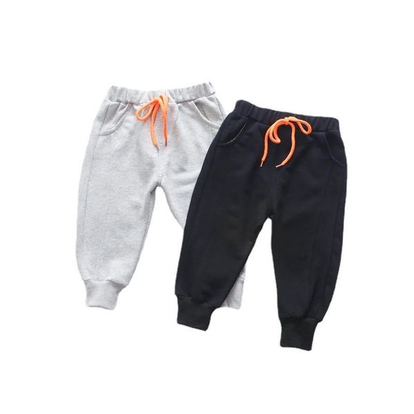 

trousers baby girls fashion clothes autumn children boys cotton pants toddler sports costume infant kids, Blue