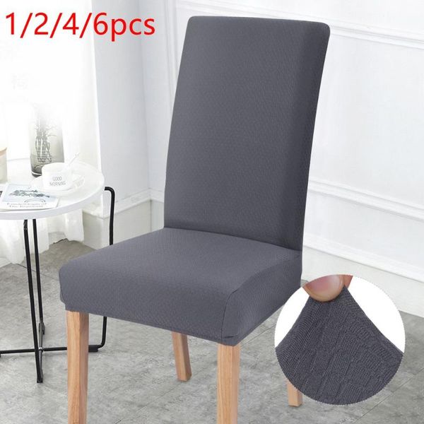 

chair covers 1/2/4/6pcs universal size knitting printing cover slipcovers seat protector for home removable