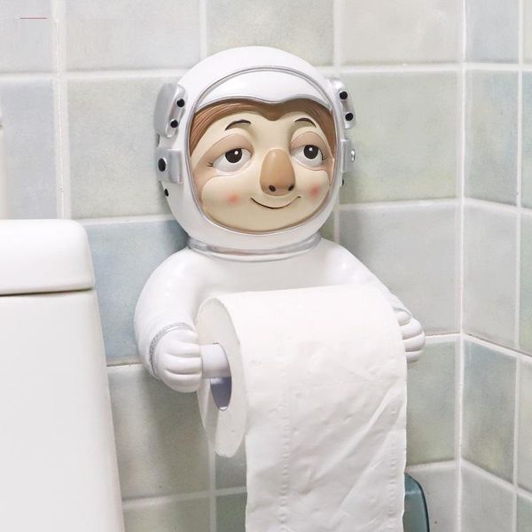 

tissue boxes & napkins creative punch toilet paper holder space sloth wall mounted roll home decorations r2807