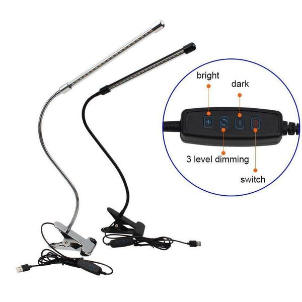 

candle holders usb plug-in clamp hose table lamp led clip on desk mode with 3 g3v5