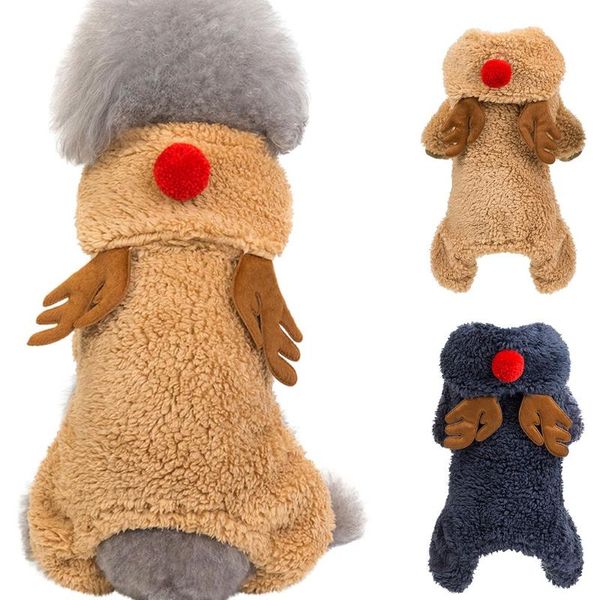 

dog apparel pet christmas fawn transformed coat style cat clothing