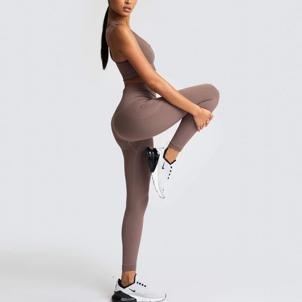 

2011Women Jumpsuits Yoga Sets Workout Clothes For Women Sportswear Fitness Leggings, Light blue