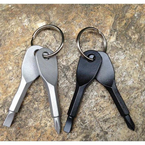 

screwdrivers keychain outdoor pocket mini screwdriver set ring with slotted phillips hand key pendants lin4159 uexs8 8dbh