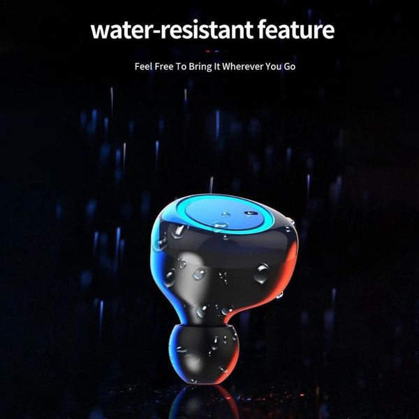 

bluetooth headset binaural with compartment charging earbuds a1e7 headphones & earphones