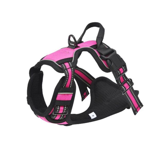 

cat collars & leads reflective dog vest comfortable adjustable breathable mesh walking training big chest harness