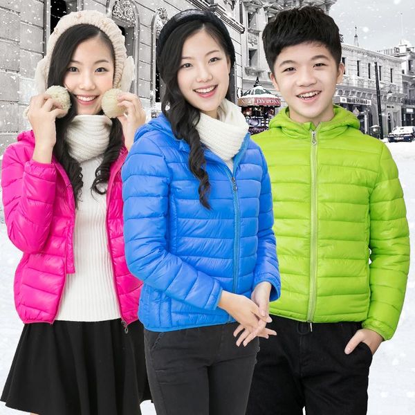 

down coat white duck jacket boys and girls outwear thickening hooded baby children's clothing costumes for playing in the snow, Blue;gray