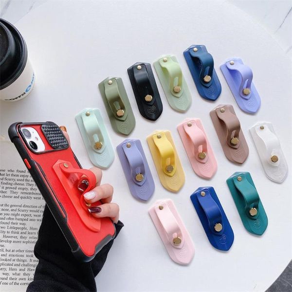 

cell phone mounts & holders universal pocket socket holder stand for finger ring strap bracket grip tok support telephone accessories