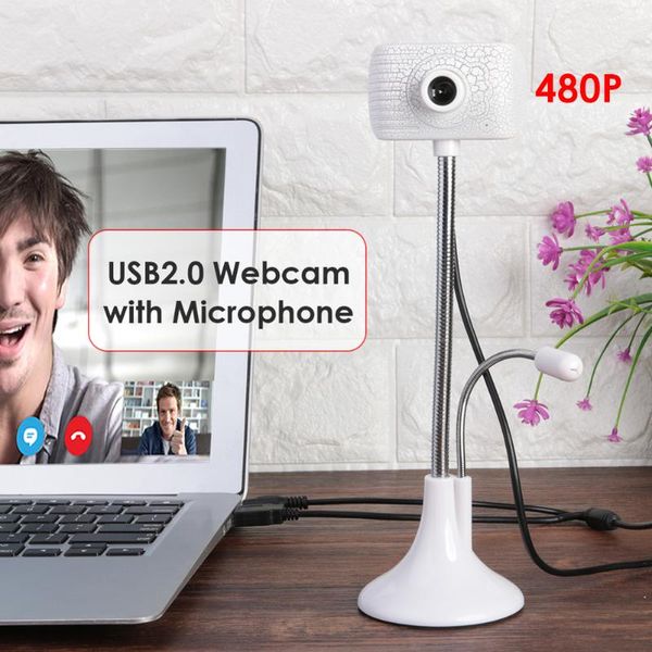 

practical manual focusing usb webcam live online video clip wired web camera with microphone for lapdesksupplies webcams