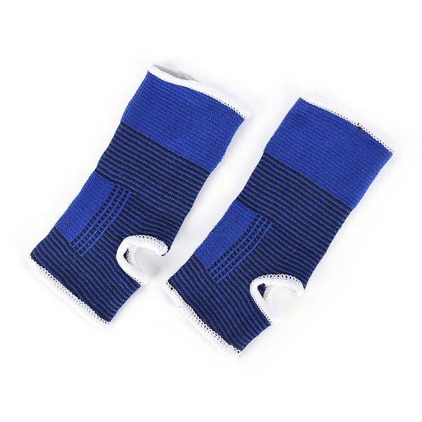 

ankle support 2pcs protection foot elastic compression wrap sleeve bandage brace, Blue;black