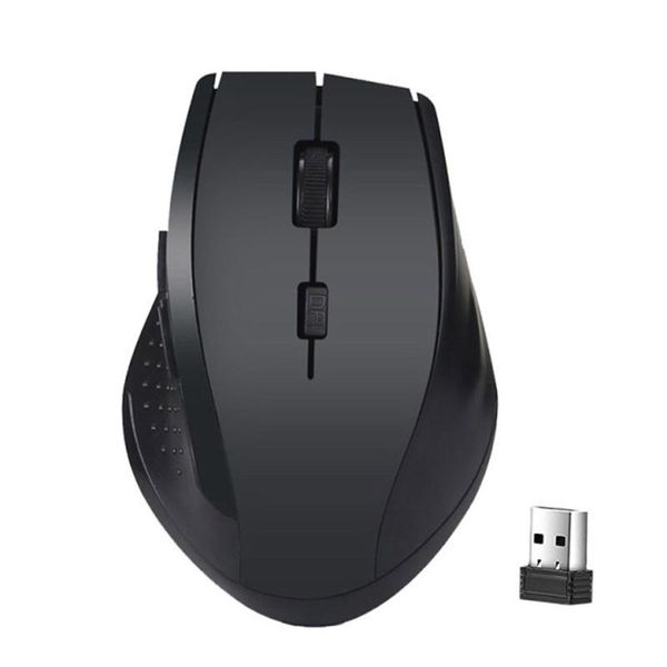

mice 2.4ghz wireless optical mouse for pc gaming lap game 6 keys with usb receiver drop computer