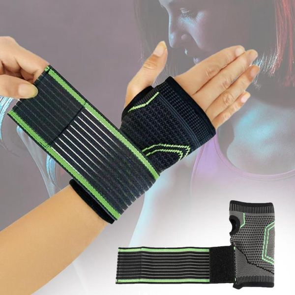 

wrist support mumian green stripe fitness wrist-guards pressure belt ergonomic design hook and loop closure wrist-guard for running, Black;red