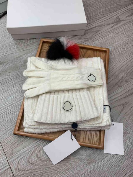

french luxury designer grenoble feather emperor hat threepiece set couple anticounterfeiting label to keep warm winter me, Blue;gray