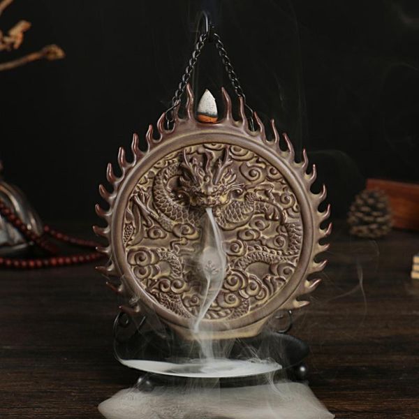 

tea ceremony incense burner ceramic xiangyun xianglong backflow pagoda ornaments fragrance lamps