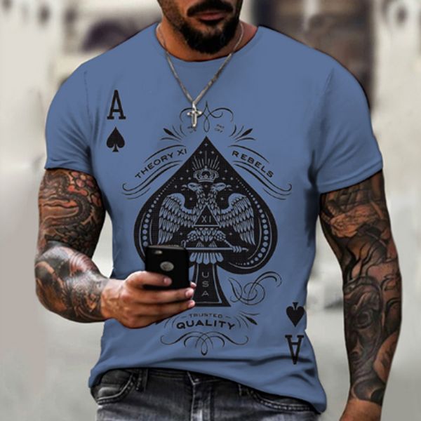 

2022 sell clubs a graphic men's t-shirts new 3d t-shirt summer casual daily fashion short sleeve o-neck two-color streetwear, White;black