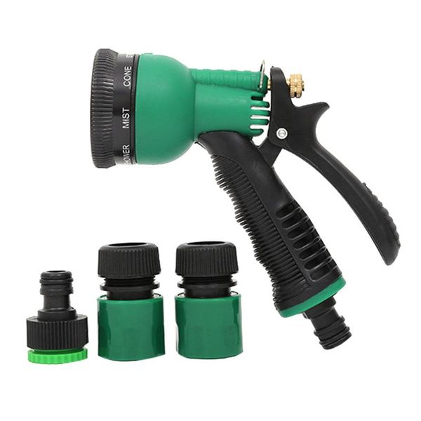 

watering equipments multifunction water spray nozzle kit with 7 adjustable patterns for plants washing cars ac889