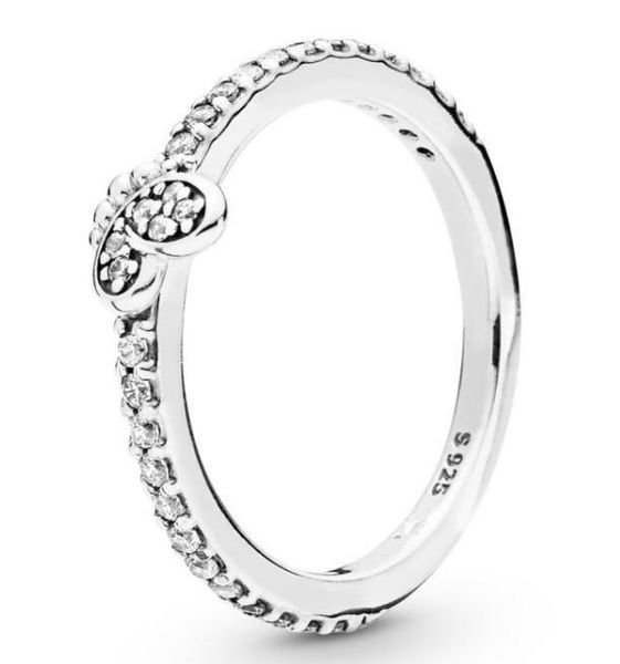 

cluster rings original 925 sterling silver ring bedazzling butterfly with crystal for women wedding party gift fine jewelry, Golden;silver