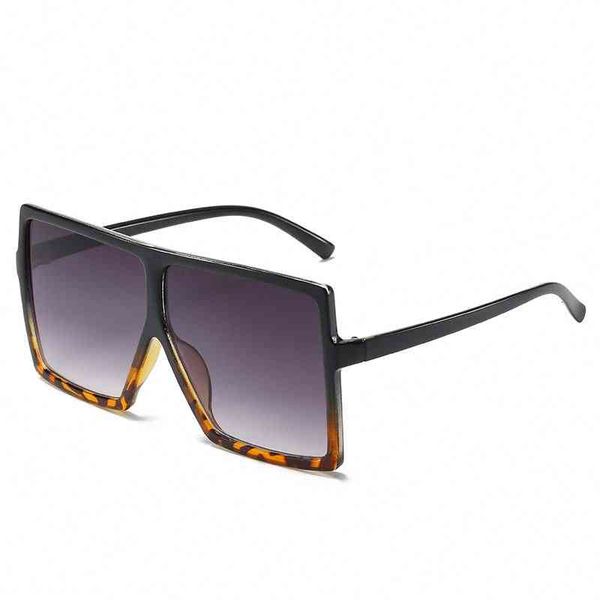 

square oversized glass fashion, White;black