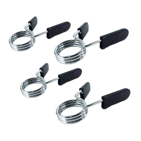 

pair 50 mm dumbbell spring collars exercise collar barbell clip clamps for weight bar dumbbells gym fitness training