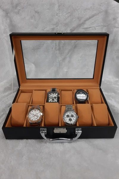 

glass 12 watch and jewelry stand psa0017 bath accessory set