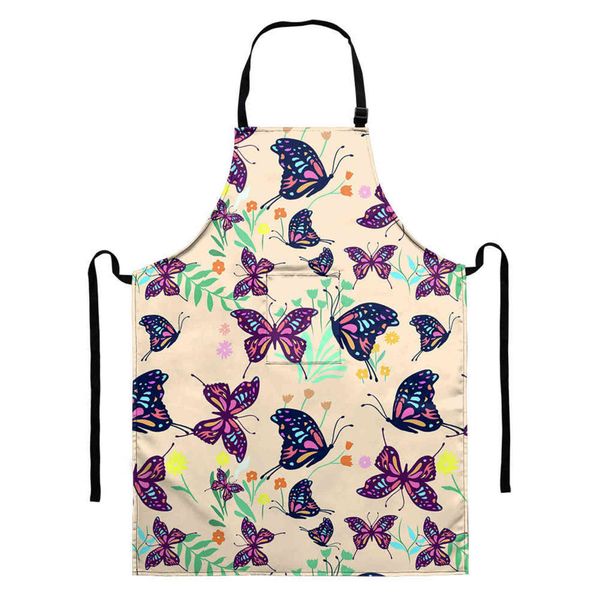 

Custom Made Aprons Lovely broken flower pine hanging neck apron elegant butterfly lace up Apron Style