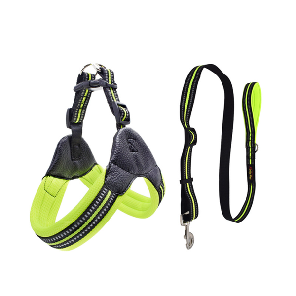 

dog collars & leashes reflective breathable chest strap rope chain traction pet supplies