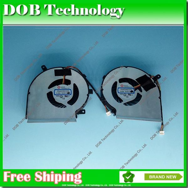 

lapcooling pads original fan for msi ge72 ge62 pe60 pe70 gl62 gl72 cpu+gpu