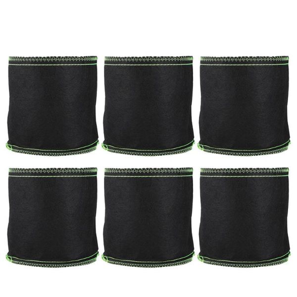 

6pcs planting seedling bag covers nursery bags plant grow pots planters &