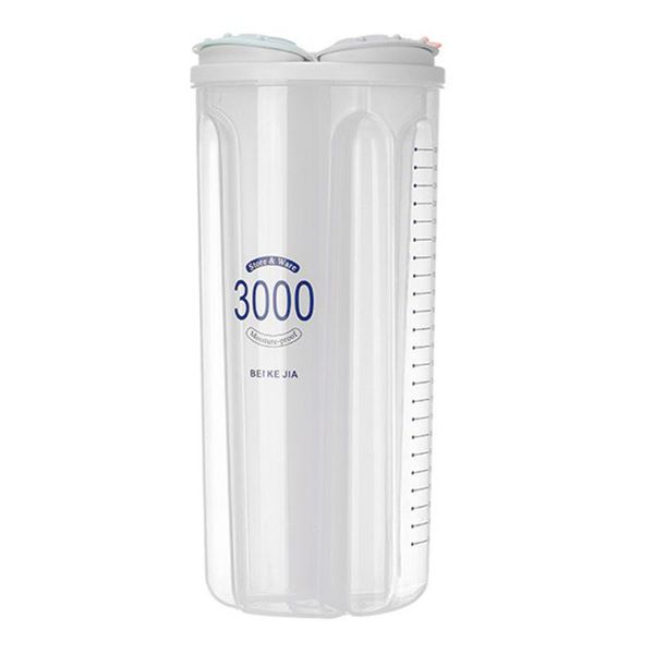 

storage bottles & jars 1pc containers with lids dried 4 compartment sealed can