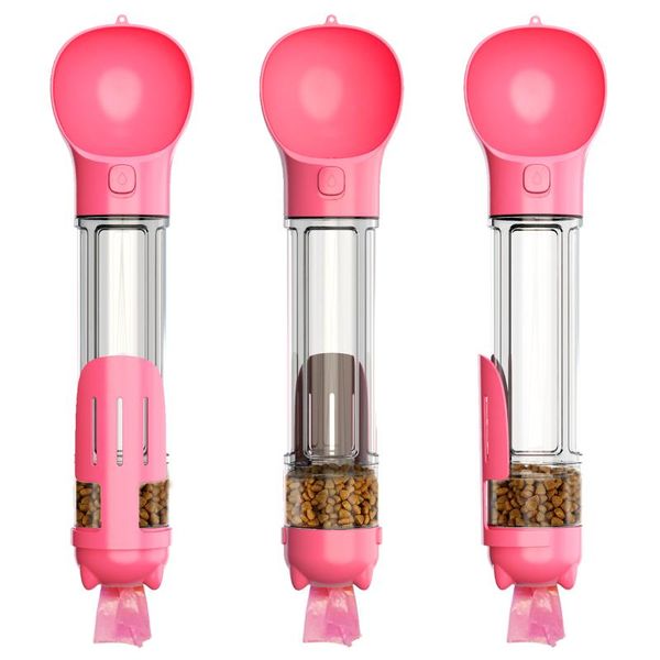 

dog bowls & feeders pet water bottle multifunction perros travel puppy drinking feeder bowl outdoor mascotas accessories