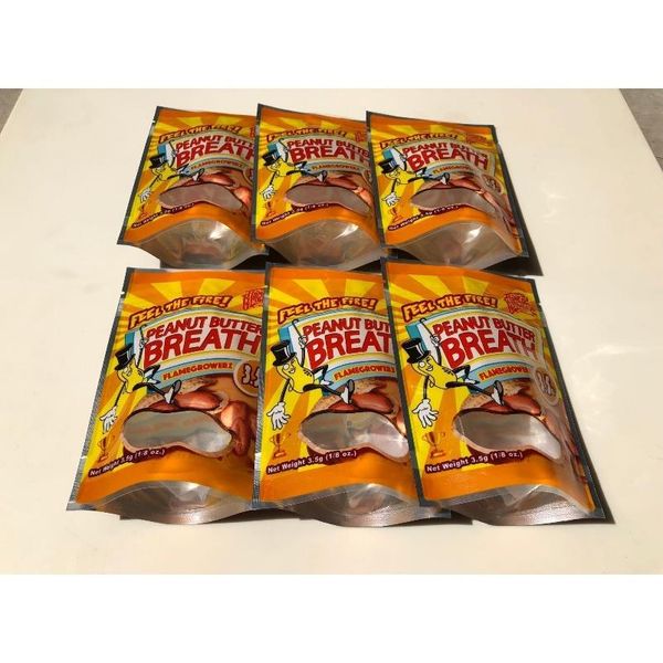 

fire peanut butter breath sf california empty bag 3.5-7g mylar bags ljydo, Pink;blue