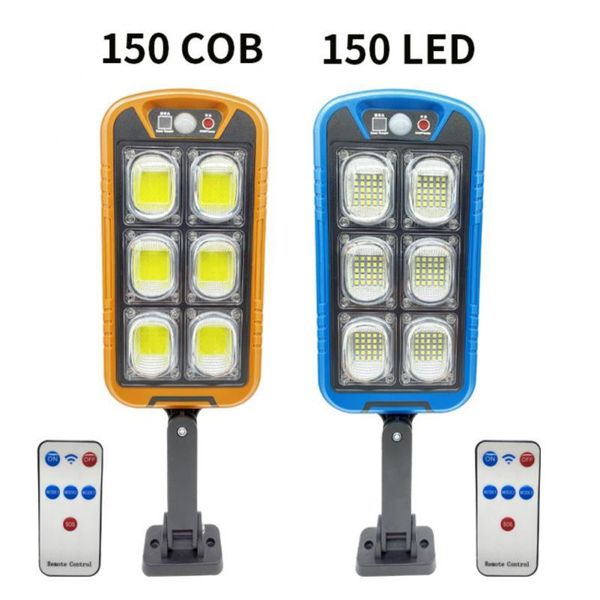 

solar lamps street lights outdoor lamp with remote control ip44 waterproof motion sensor security lighting for garden patio