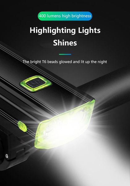 

cycling bike light rainproof usb rechargeable led mtb front lamp headlight ultralight bicycle 5 lighting modes lights