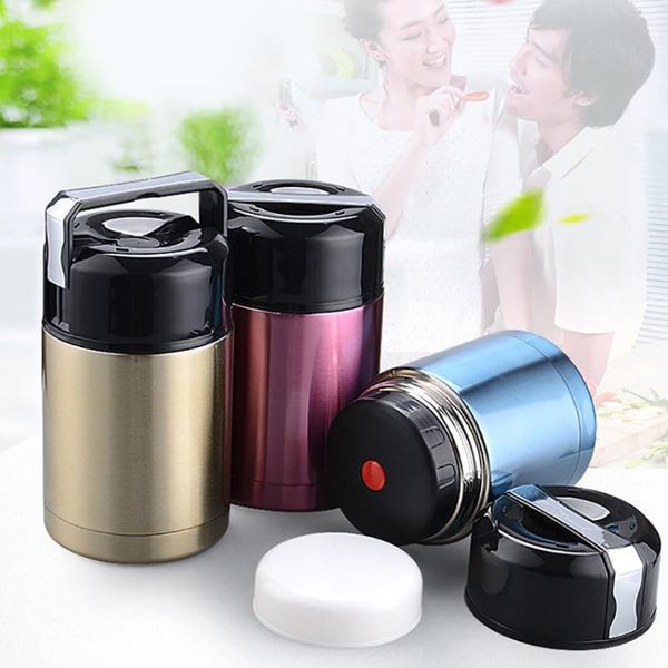 

water bottles double stainless steel vaccum thermal lunch box, 800ml/ 1000ml, insulated bento box/ container cold preservation bottle