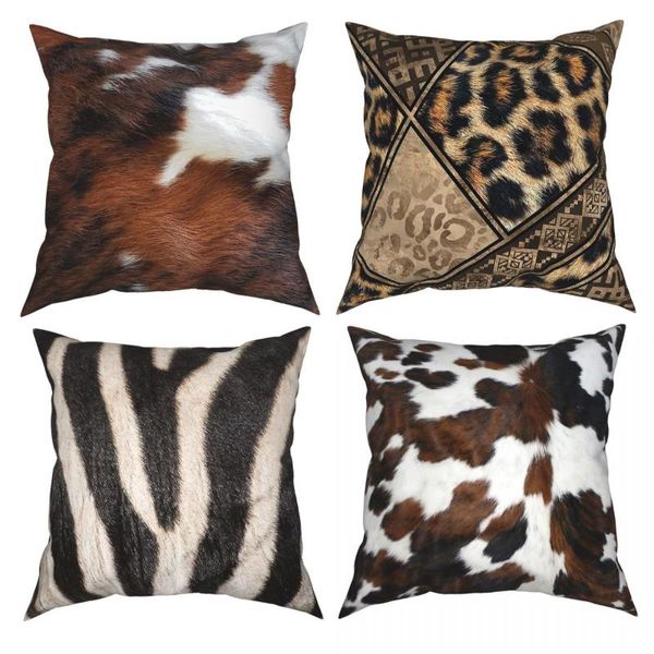 Zebra listras padrão Africano Animal Fur Square Prophwle