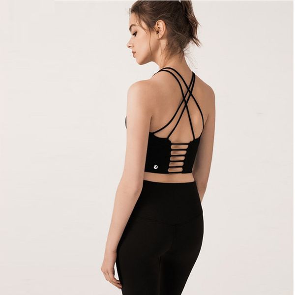 

camisoles tanks bra running fitns yoga shockproof gathering vt sports underwear, Black;white