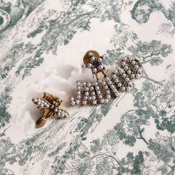 

special offer 75%off outlet style long korean irregular bee star sticking earrings, Silver