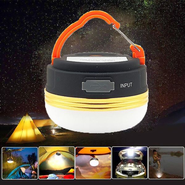 

emergency lights usb camping light mini portable led lantern tents lamp outdoor hiking night hanging rechargeable