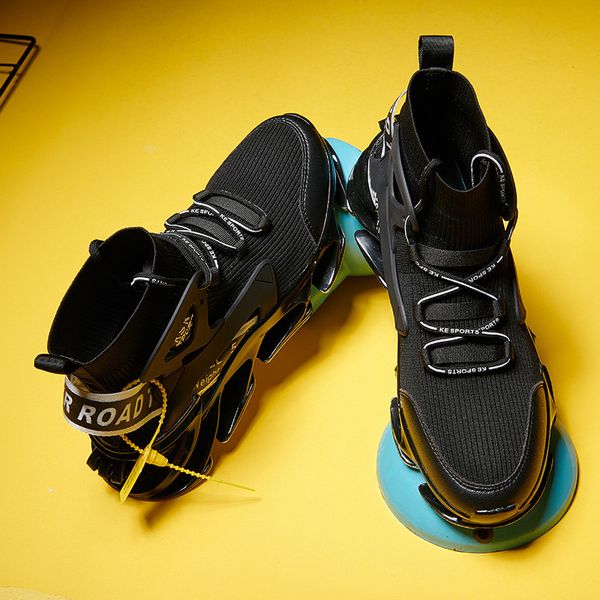 

blade running flying woven men's trendy putian summer breathable thin mh sho shock-absorbing sports, Black