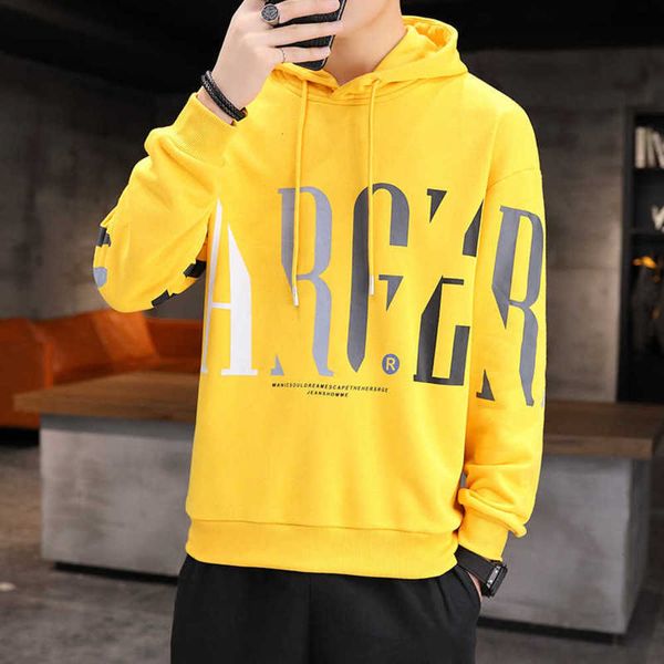 

fashion brand hoodie long sleeve pullover t-shirt hooded men, Black