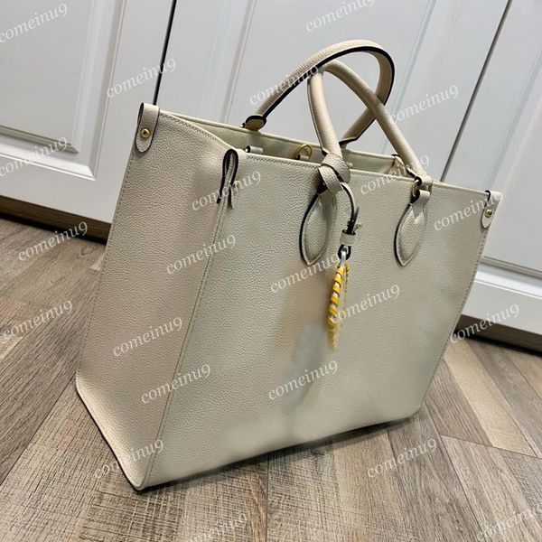 

wholesale 2021 gradient genuine leather large shopping tote handbag 45718 cream yellow w tag women's straps epmreinte flower design sho