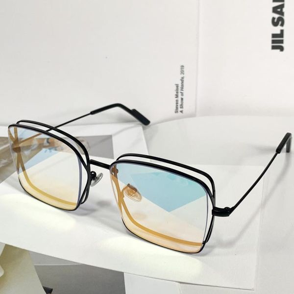 

sunglasses peoples gregory peck clear transparent square lens, White;black