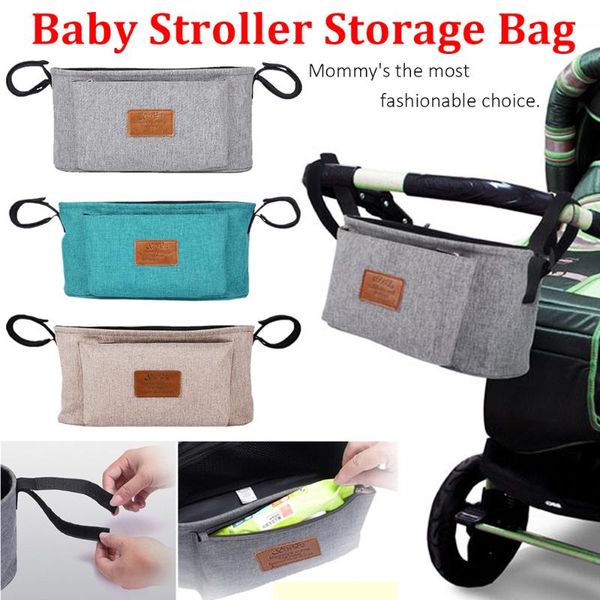 

diaper bags 2021 universal mother baby stroller pram pushchair travel organizer extra-large storage bag bottle holder 3 colors