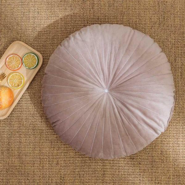 

pillow round throw pillows velvet candy color back mat couch coffee backrest seat cushion meditation pad el tatami