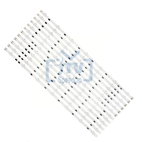 

bar lights 100% 12pcs/kit led strips for samsung tv ua58h5288 ue58j5202 un58h5203af ue58h5273ss ua58j5000ak cy-hh058bgnv1h bn96-32771a