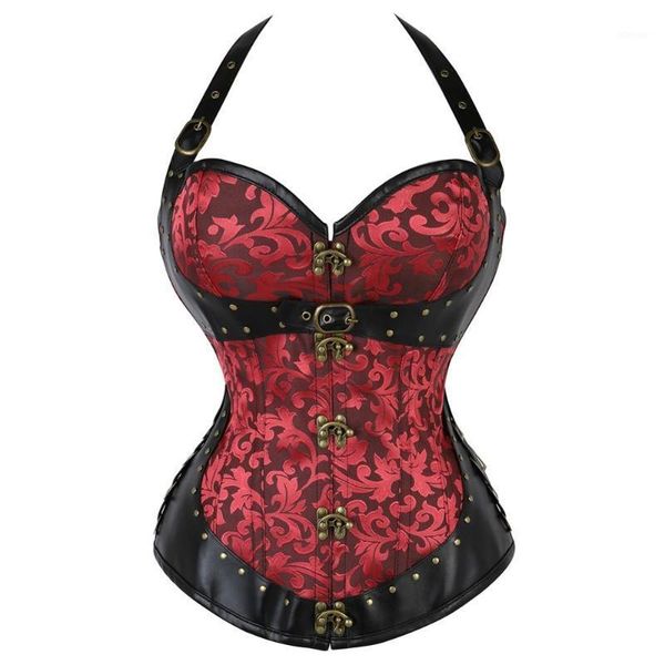 

bustiers & corsets 2021 lingerie for women luxury waist trainer corset belt goth clothes punk gothic, Black;white